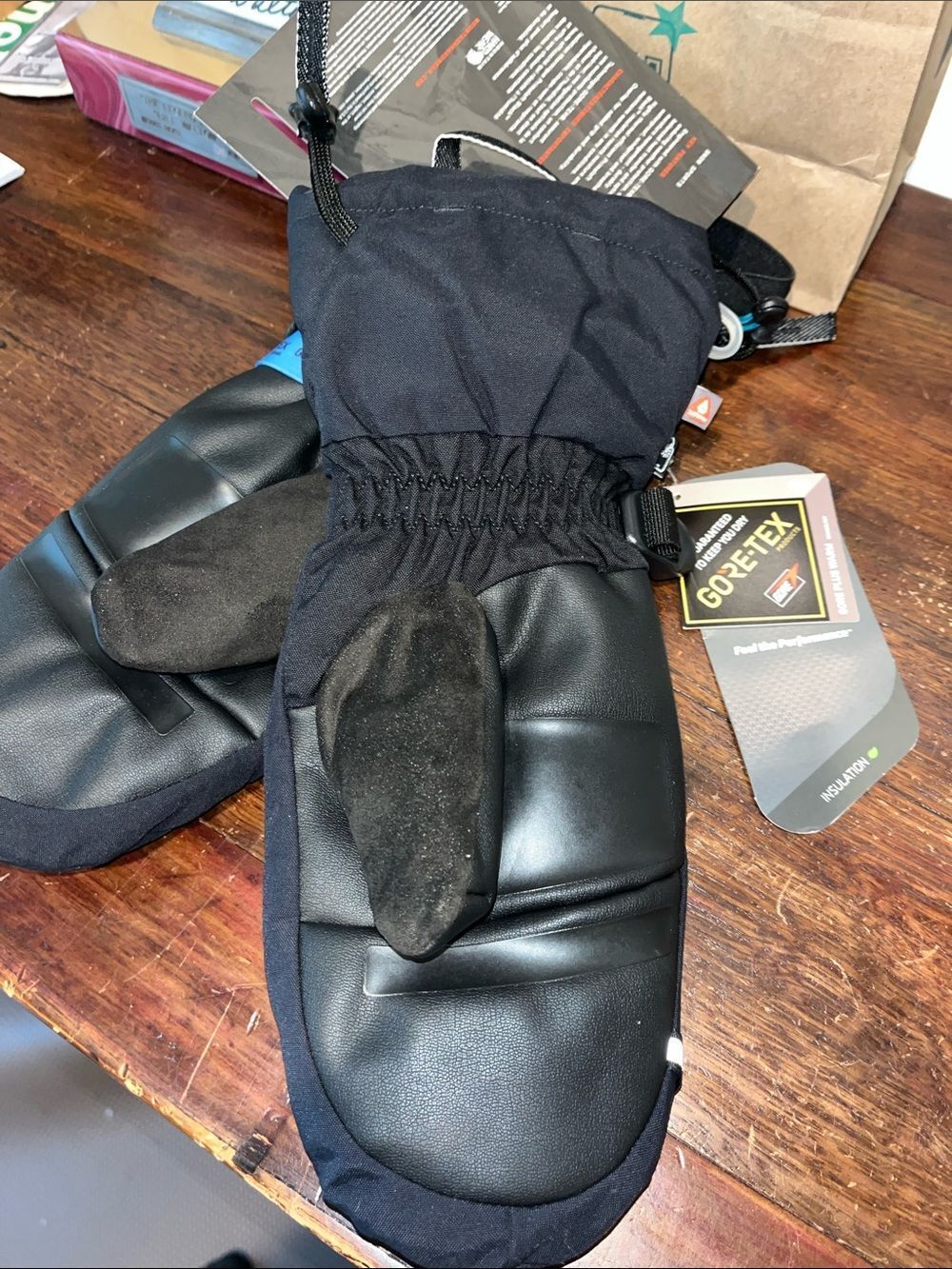 New mountain Hardwear gore Tex waterproof Winter Ski Snowboard Mittens  FireFall